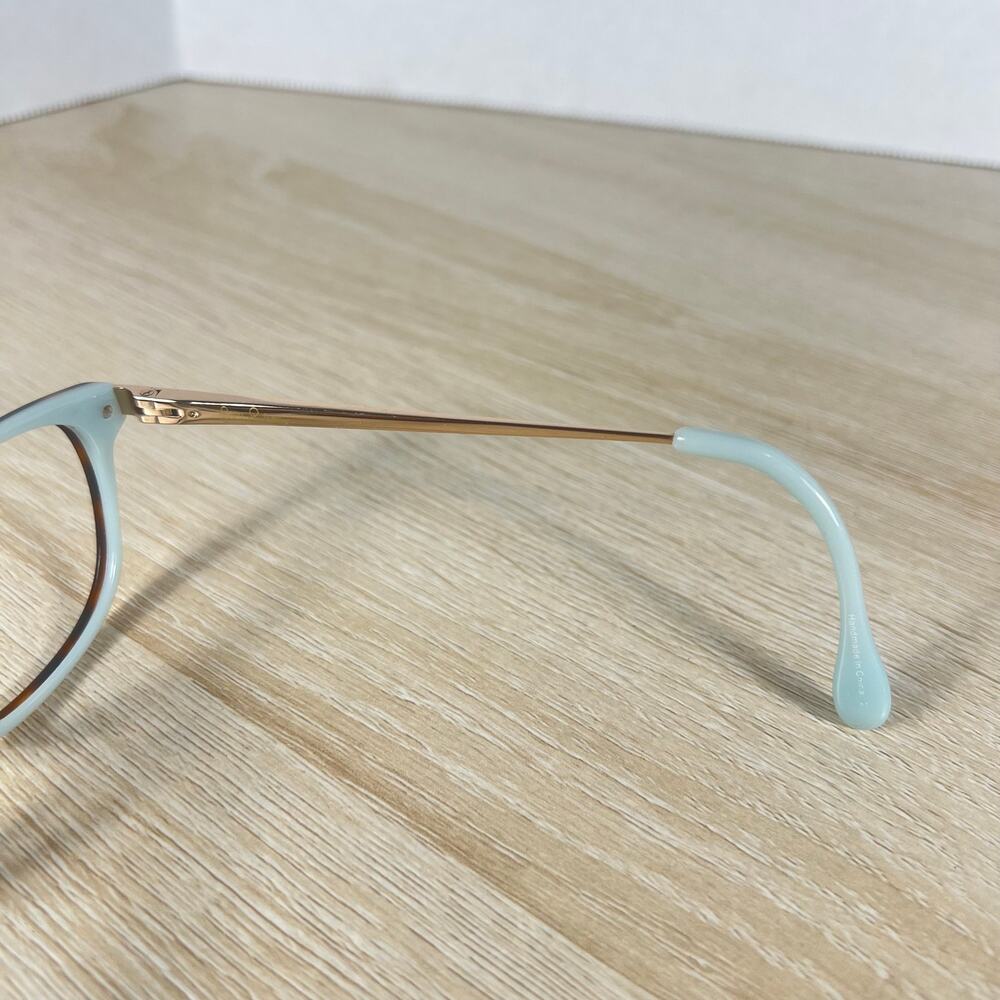 Lilly Pulitzer TO Faye Eyeglasses Tortoise Ice Blue Gold Flex Hinge 49-15-135 - Picture 8 of 10
